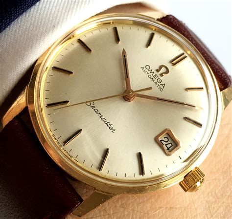 omega 18k gold watch price|omega gold watches price list.